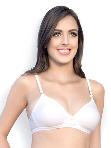 Kalyani White Bra