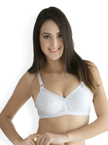 Kalyani White Bra Nisha