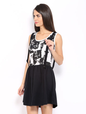 Kook N Keech Black &amp; White Dress