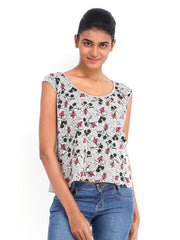 Kook N Keech Disney Grey Printed Top