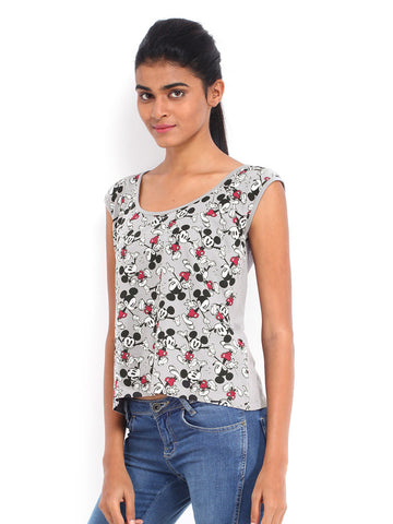 Kook N Keech Disney Grey Printed Top