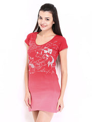 Kook N Keech Disney Red Printed Shift Dress