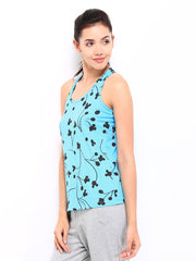 Kook N Keech Disney Women Blue Printed Tank Top