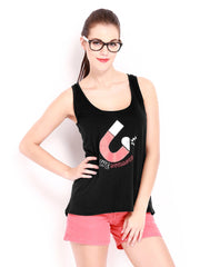 Kook N Keech Women Black Printed Tank Top