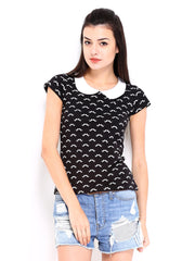 Kook N Keech Women Black Printed Top
