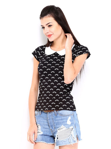 Kook N Keech Women Black Printed Top