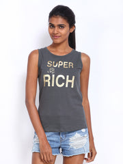 Kook N Keech Women Grey Printed Top