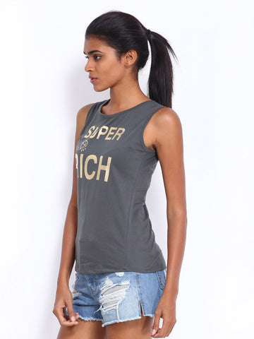 Kook N Keech Women Grey Printed Top