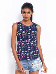 Kook N Keech Women Navy Printed Top