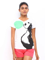 Kook N Keech Women White Printed Top