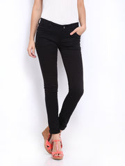 Kraus Jeans Women Black Slim Fit Trousers