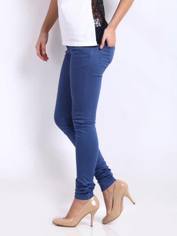 Kraus Jeans Women Blue Skinny Fit Trousers
