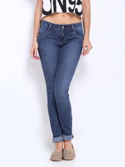 Kraus Jeans Women Blue Slim Fit Jeggings