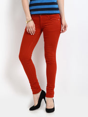 Kraus Jeans Women Red Jeggings