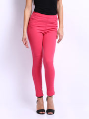 Kraus Jeans Women Pink Leggings