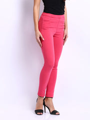 Kraus Jeans Women Pink Leggings