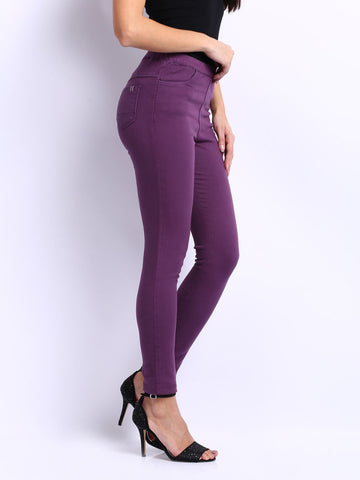 Kraus Jeans Women Purple Leggings