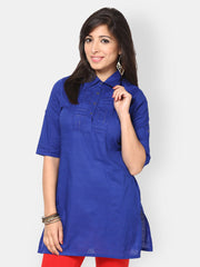 Kurtis Women Blue Kurta