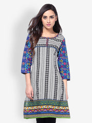 Kurtis Women Multi-Coloured Printed Kurta