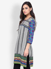 Kurtis Women Multi-Coloured Printed Kurta