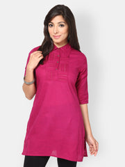 Kurtis Women Pink Kurta