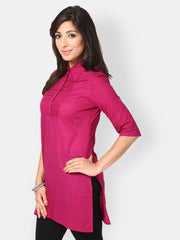 Kurtis Women Pink Kurta