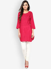 Kurtis Women Pink Kurta