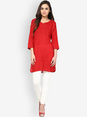 Kurtis Women Red Kurta