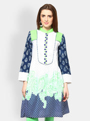 Kurtis Women White Printed Kurta