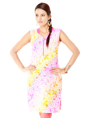 Kyla F Women Multi-Coloured Printed Kurta