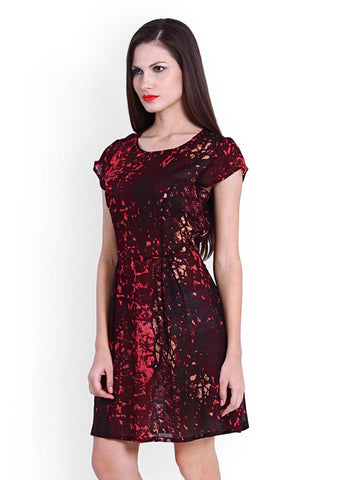 La Zoire Multicoloured Printed Tailored Dress
