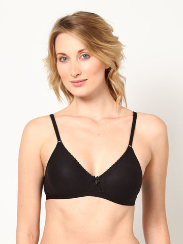 Lady Lyka Black Bra 516