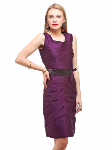 Ladybug Purple Tailored Dress
