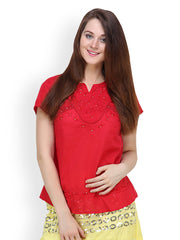 Lalana Women Red Top