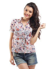 Latin Quarters Women Blue Top