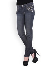 Lavennder Women Navy Blue Slim Fit Jeans