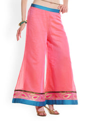 Lavennder Women Pink Palazzo Trousers