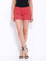 Lee Cooper Women Pink Shorts