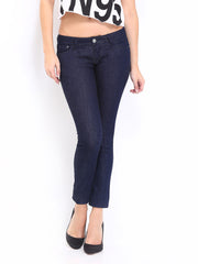 Lee Women Dark Blue Maxi Skinny Fit Ankle Length Jeans