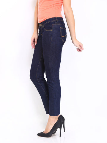 Lee Women Dark Blue Amy Slim Fit Jeans