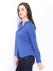 Lee Women Blue Sandra Casual Shirt