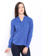 Lee Women Blue Sandra Casual Shirt