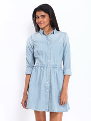 Levis Blue Denim Shirt Dress