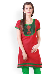 Libas Women Red Kurta