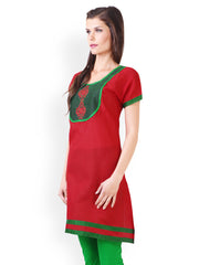 Libas Women Red Kurta