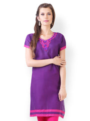 Libas Women Purple Kurta