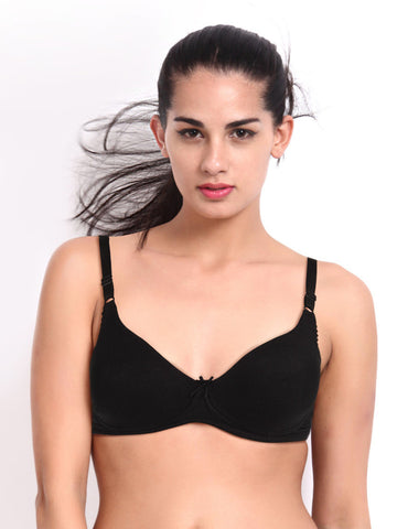 Libertina Women Black Christine Bra