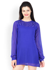 Liebemode Blue A-line Dress