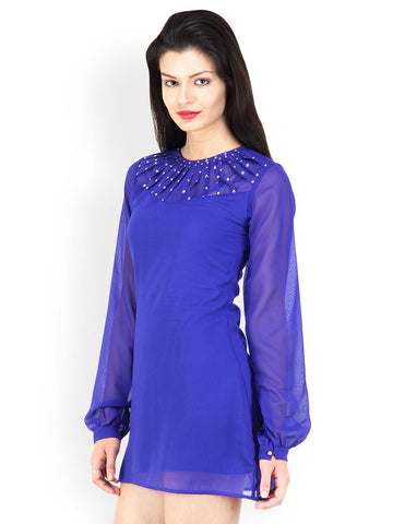 Liebemode Blue A-line Dress