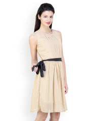 Liebemode Beige A-line Dress